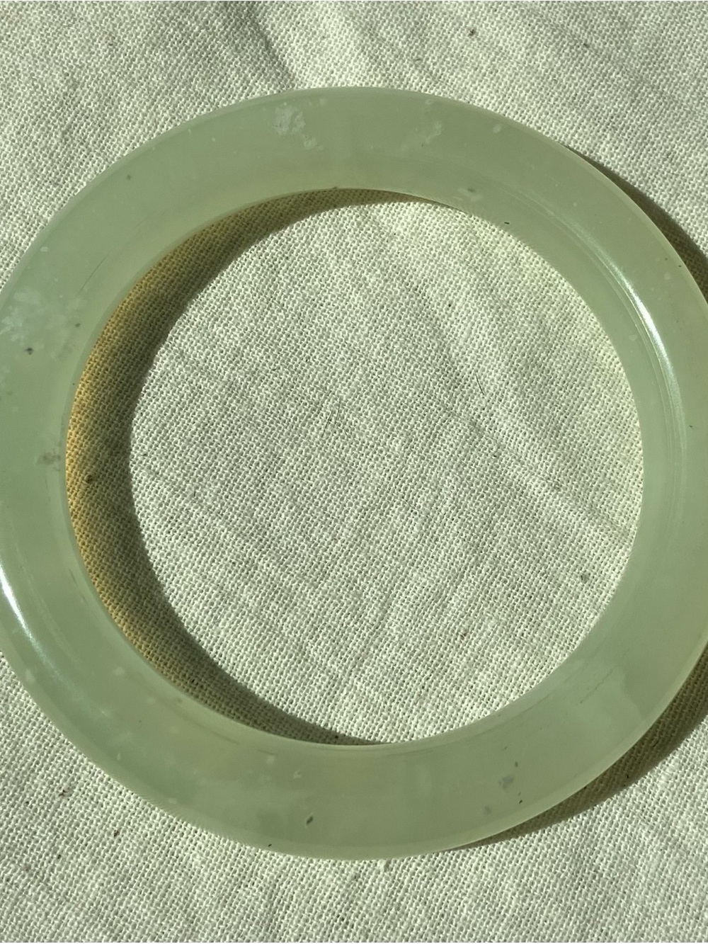 Xiu Jade Light Green Bangle Bracelet